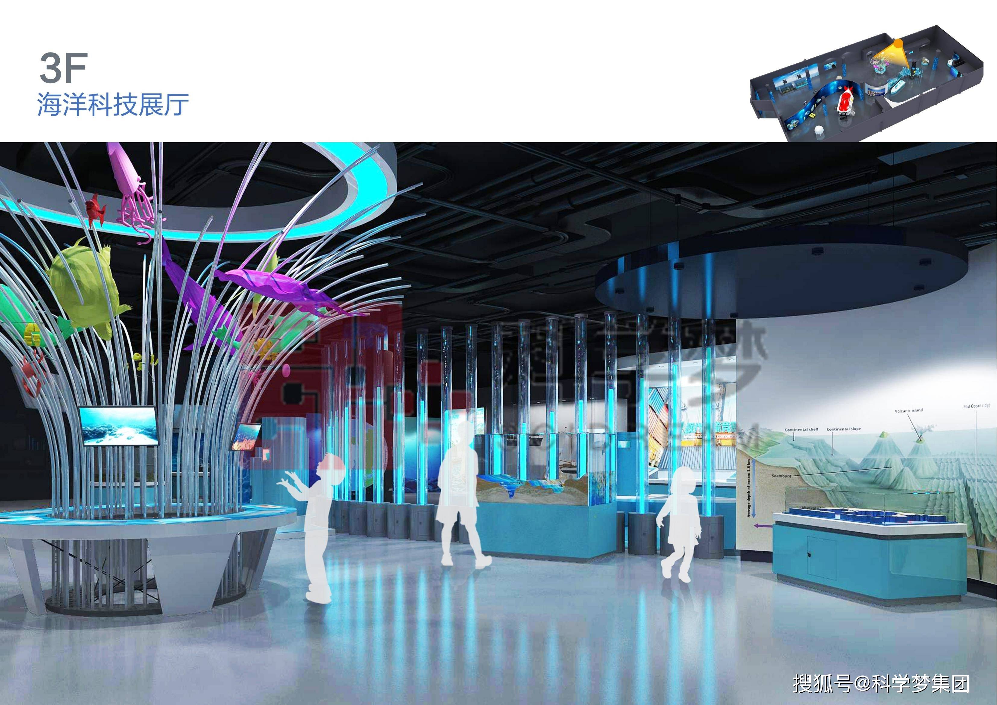 现代科技展厅设计：创新、互动与未来感