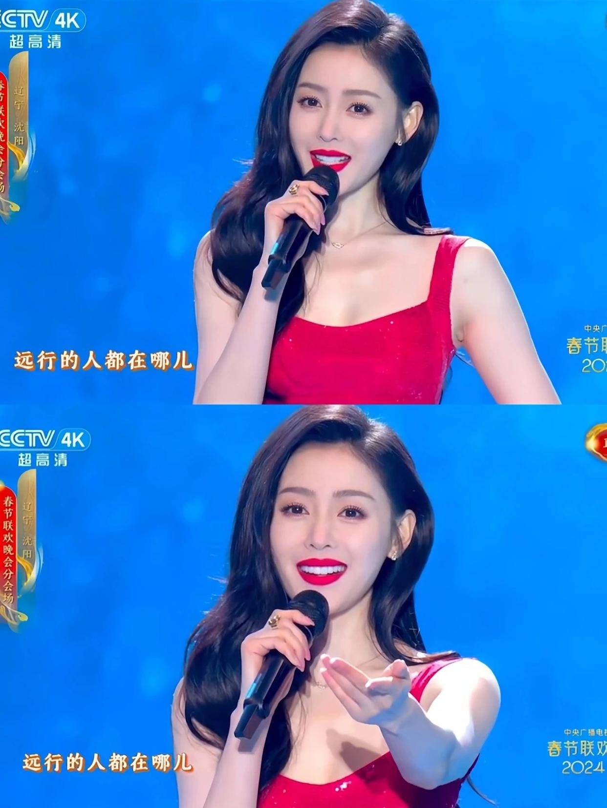 杨幂春晚国风旗袍绝美，刘诗诗成簪花美人，迪丽热巴舞蹈惊艳！