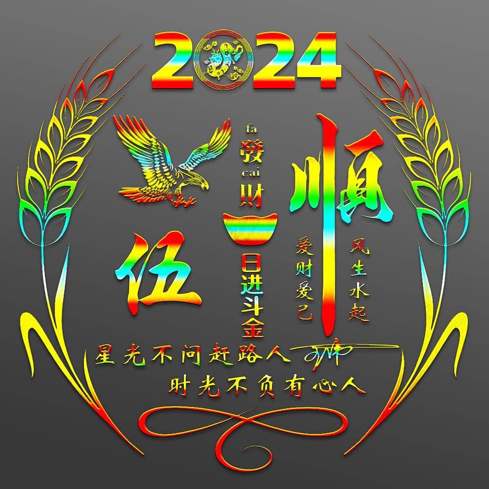 2024龙年潮流个性签名头像集，你的专属名字头像在这！