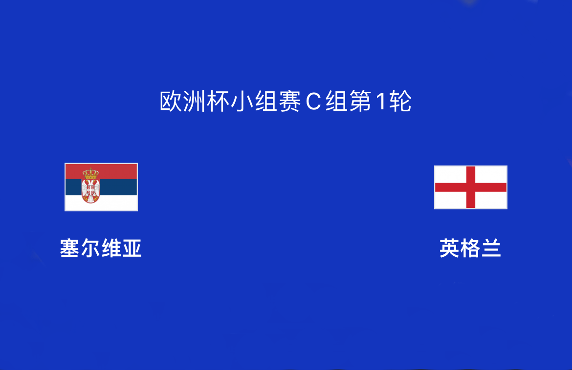 塞尔维亚1-1英格兰，弗拉霍维奇建功，凯恩哑火，欧洲中国队丢人