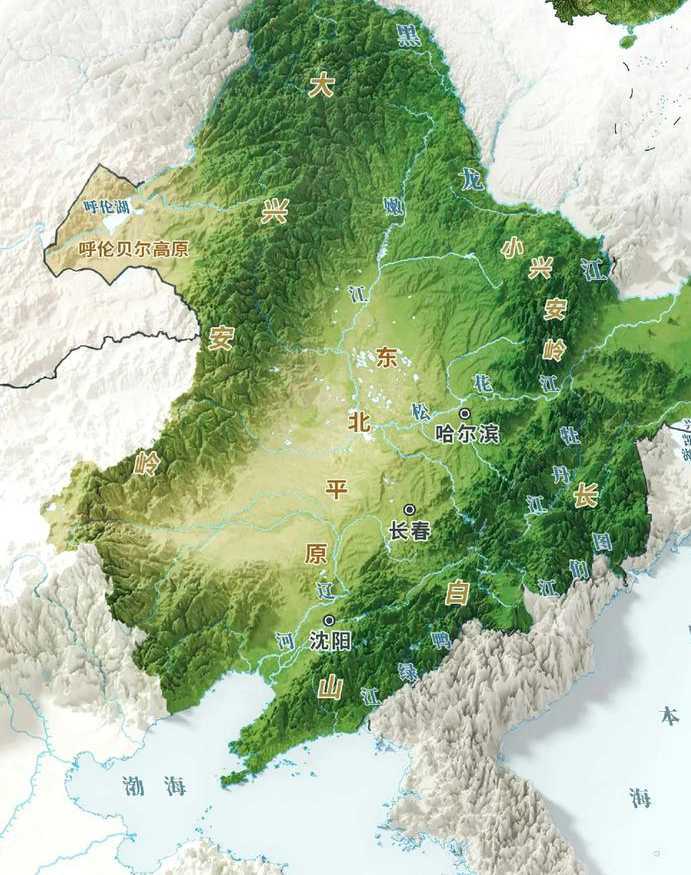 东北三省的省会极其相似: