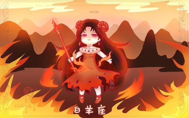 神叨酱：白羊座十月运势，财运不错，感情稳定。
