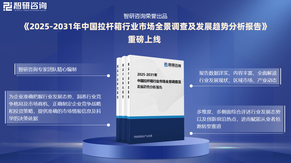 九游娱乐平台2025版中国拉杆箱行业发展现状及投资前景研究报告（智研咨询）(图1)