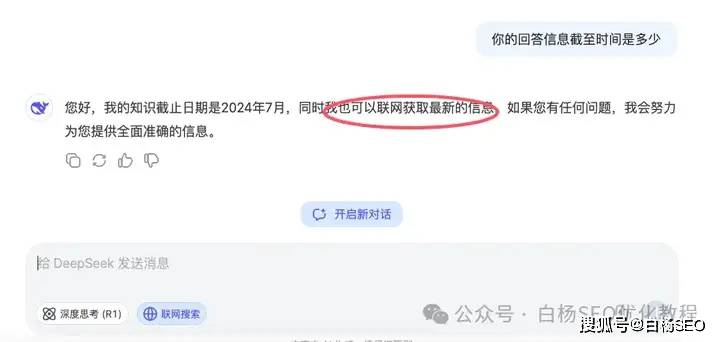 白杨seo：deepseek是啥？为什么会爆火？以及我们搞seo搜索流量要用它？如何用？6个实用技巧