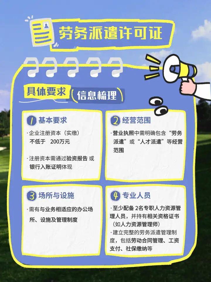 怎样注册劳务公司需要哪些资质
