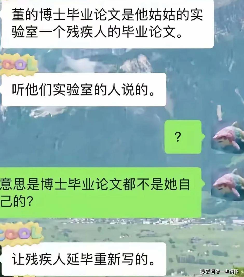 90%雷同？董袭莹博士论文被曝抄袭姑姑班上残疾人！图片都一样