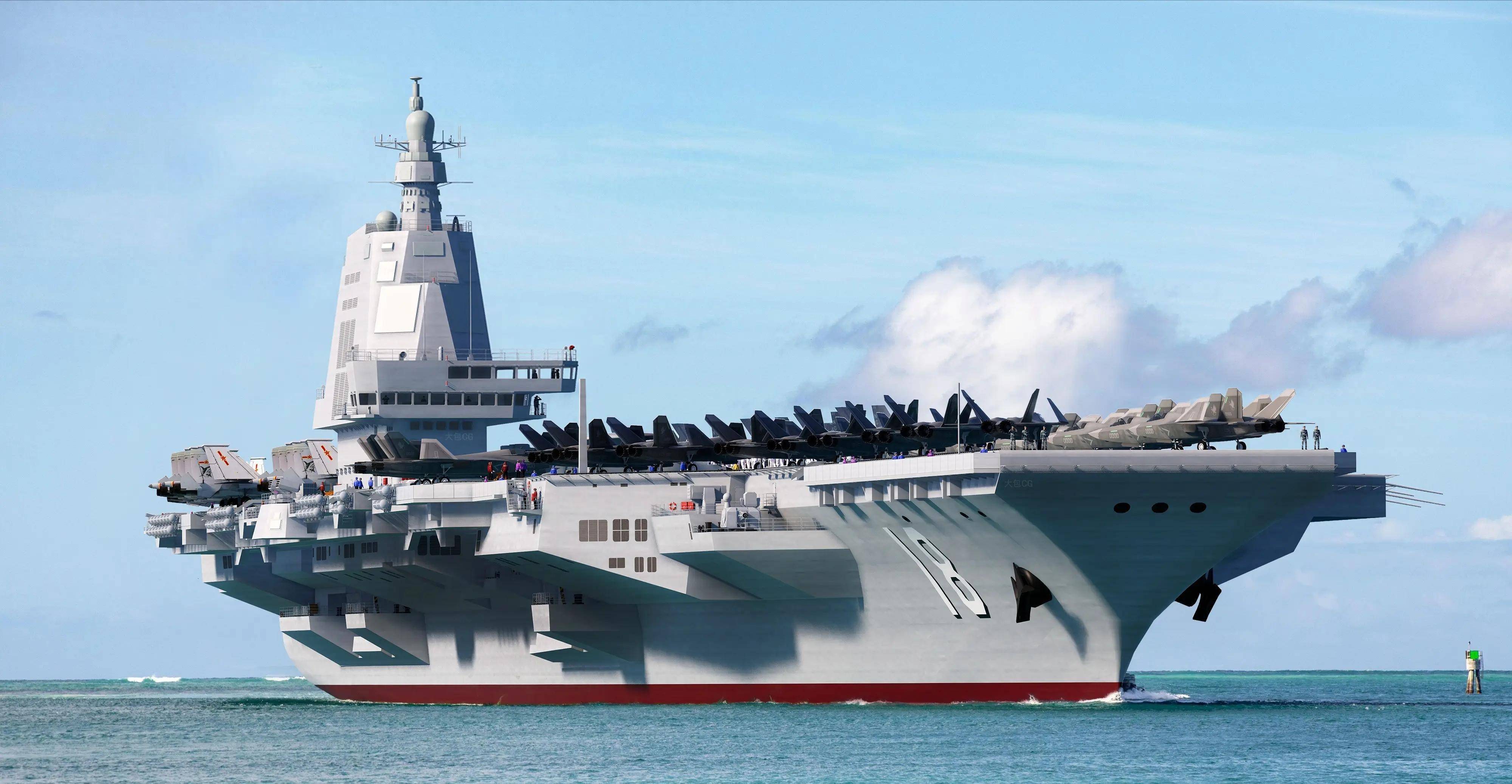 真假？美媒表示：中国“福建”号航母首次电磁弹射歼-35成功！
