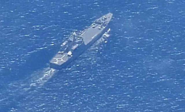 解放军61舰机绕台，072A舰逼近基隆，台军误判后，美军火速行动