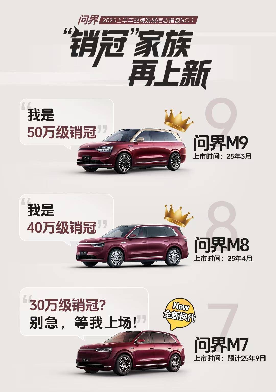 全面焕新，黑白双色！全新问界M7黑白武士款将于9月正式上市