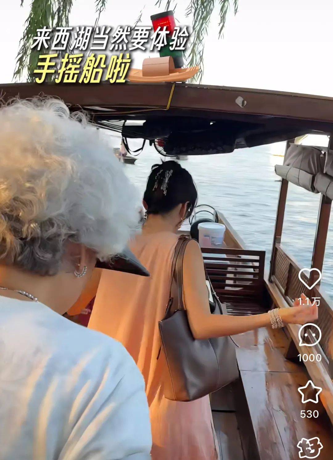 韩国女星带全家游西湖，全程被美景震撼！儿子护照第一个章是中国