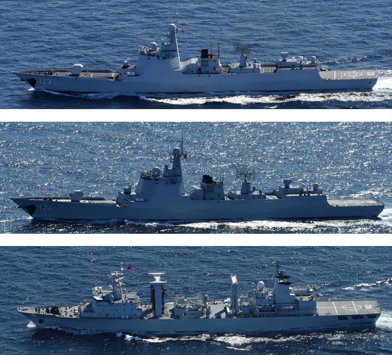 福建舰弹射第三天，中国052D舰与俄军核潜艇会面，日本看懂了吗？