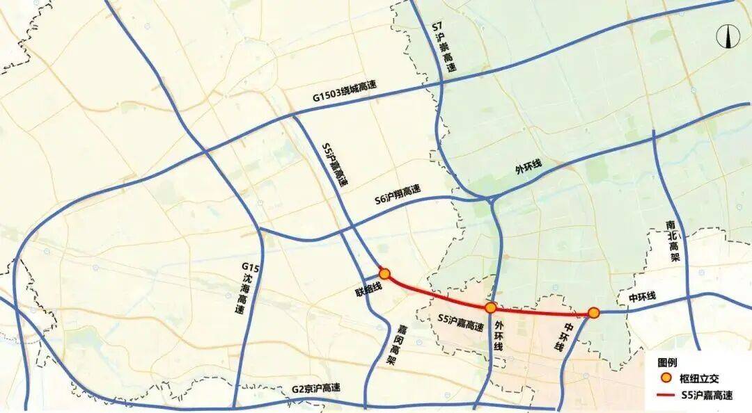 官宣！上海新增一条高架，明天10时通车！限速80公里/小时，通车范围示意图来了→