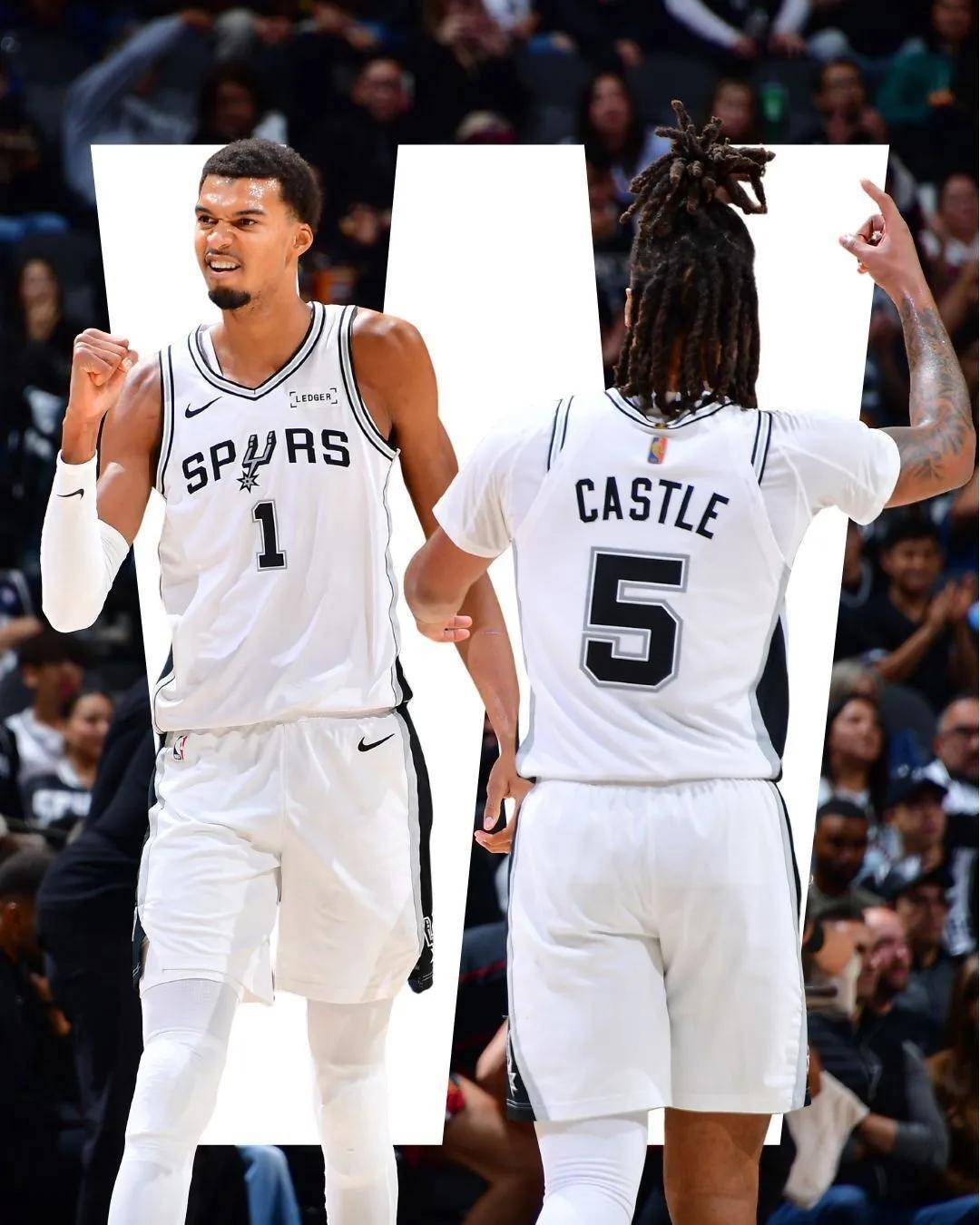 原创             马刺5胜0负!打破队史纪录!文班亚马冲击常规赛MVP