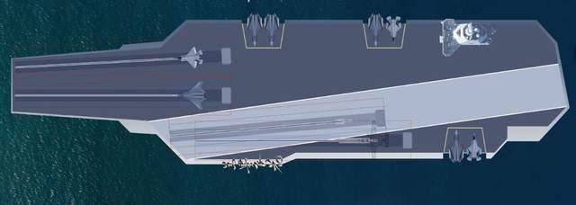 004核航母实锤？12万吨体量碾压美福特级，美军4支航母群不够打