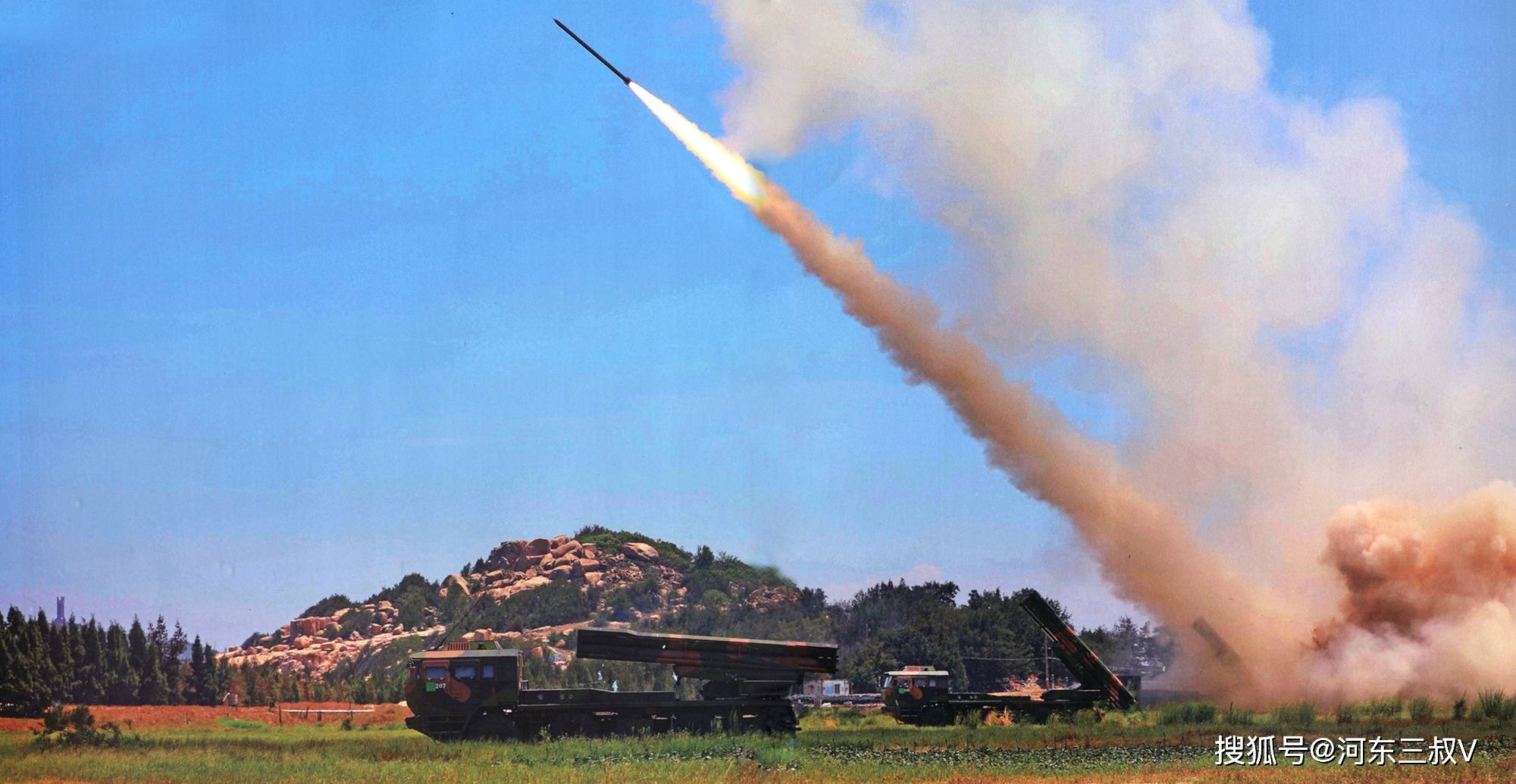 191远火实弹射击,3分多钟命中预定目标,买多少海马斯都没用