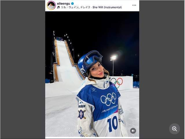 中国代表谷爱凌如今成为米兰冬奥美国最大的