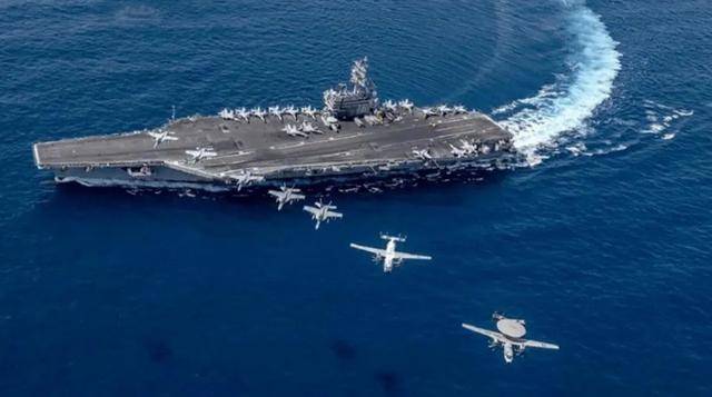 114小时跨越大西洋，四天航行5000公里！“福特”号航母逼近中东
