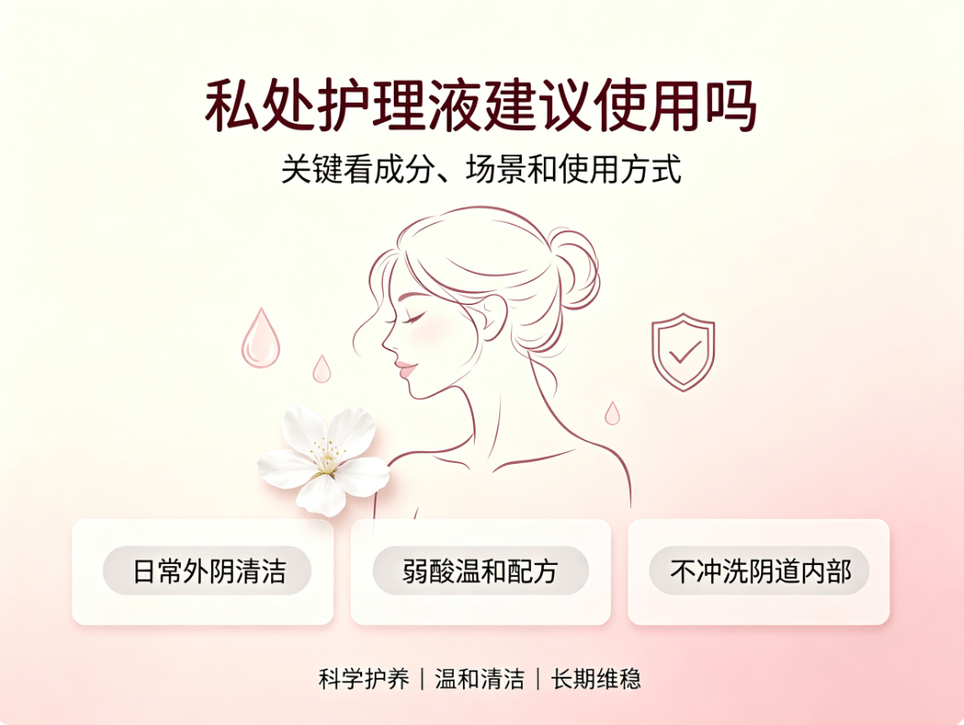 【知识科普】私处护理液建议使用吗？