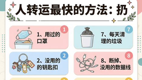 人转运最快的方法——扔
