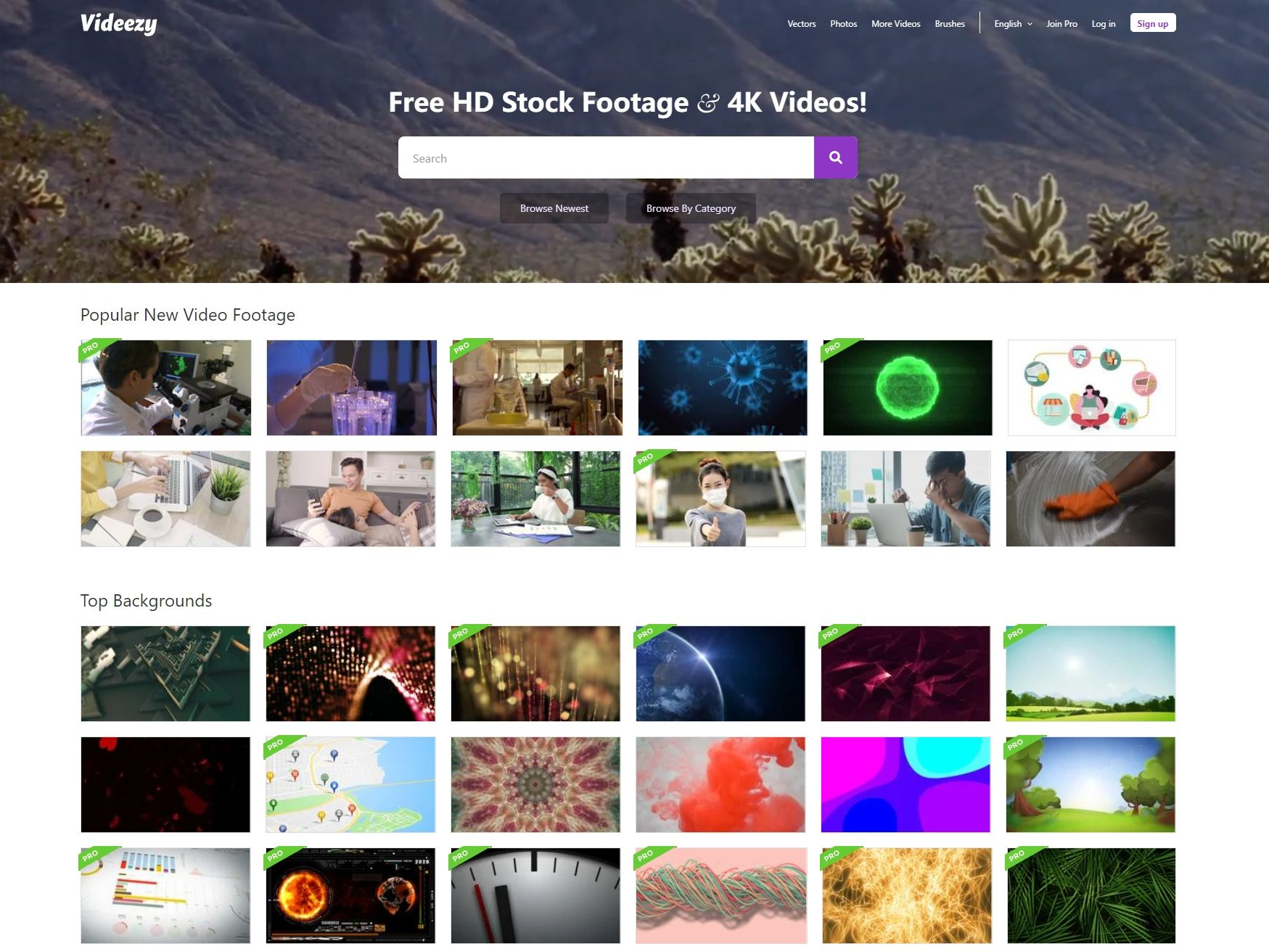 videezy是一个提供高清甚至是 4k 分辨率的视频影片素材下载的网站