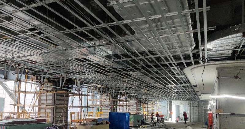 多个重点工程建设进展来了！合肥美术馆项目正在进行室内装饰装修(图3)