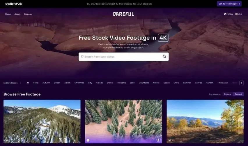 国外高清短视频素材有哪些，在哪下载？分享几个精选素材库