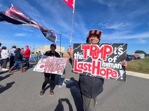 特朗普最后一次竞选集会：支持者称“已准备好暴力抗议败选”