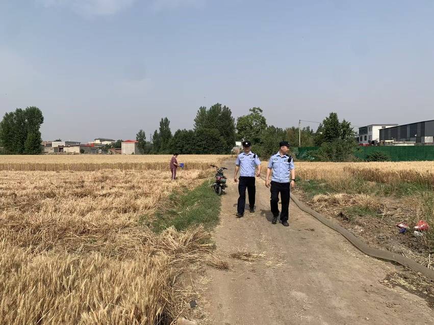 护铁路保安全 麦收防火记心间