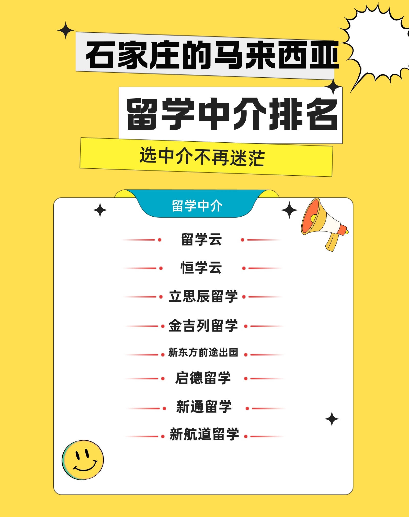 石家庄马来西亚留学中介排名！选中介看这篇不迷茫