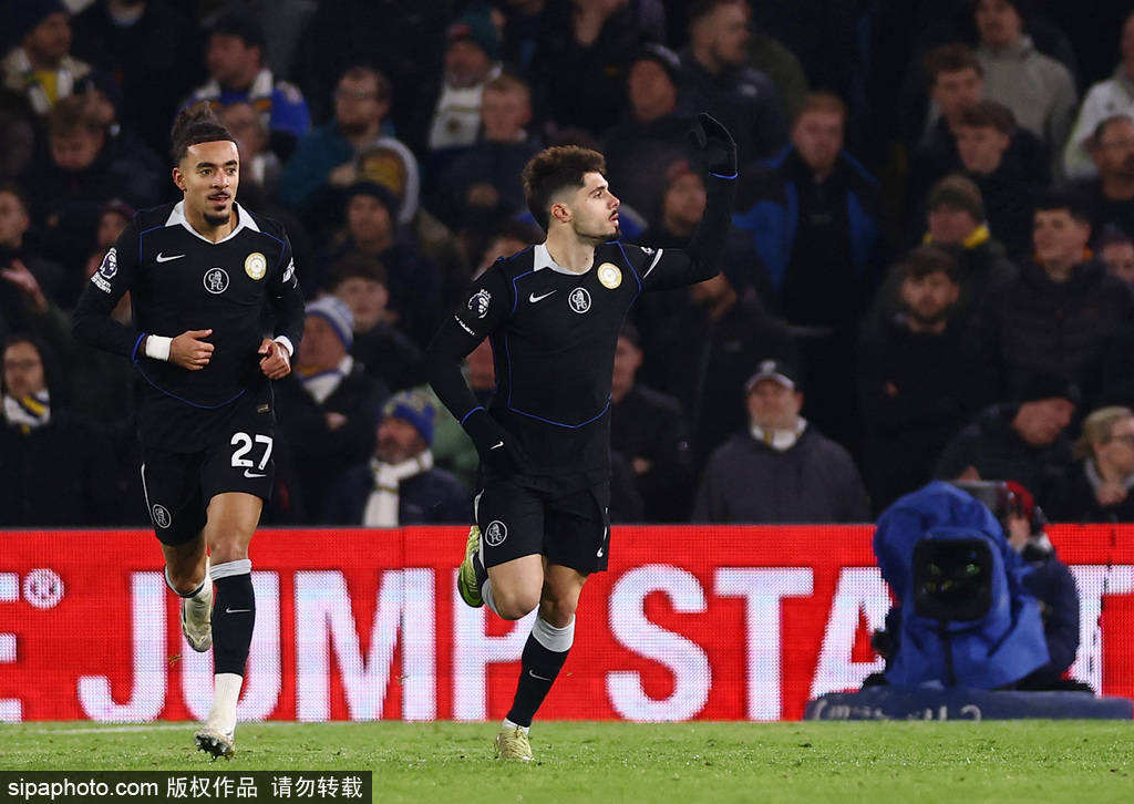 英超-托辛失误送礼田中碧世界波 切尔西1-3利兹联两轮不胜