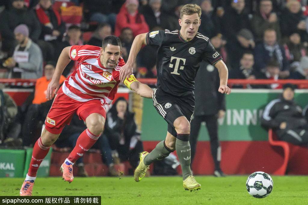 德国杯-基米希造2球凯恩破门+送点 拜仁3-2柏林联合进8强