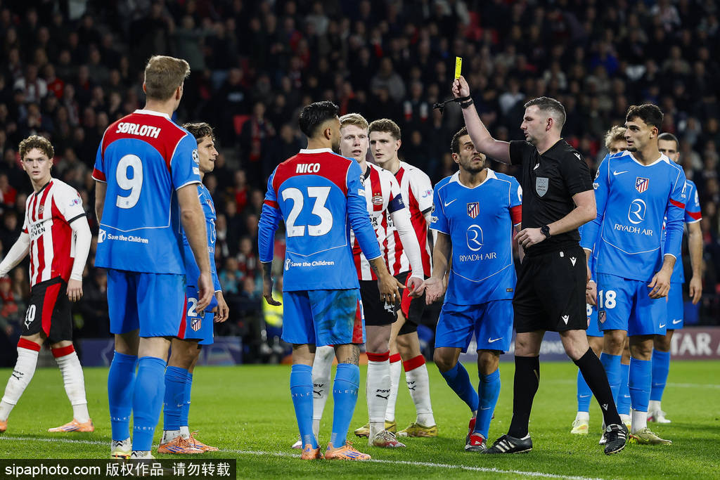 欧冠-瑟罗特传射阿尔瓦雷斯破门 马竞客场3-2埃因霍温