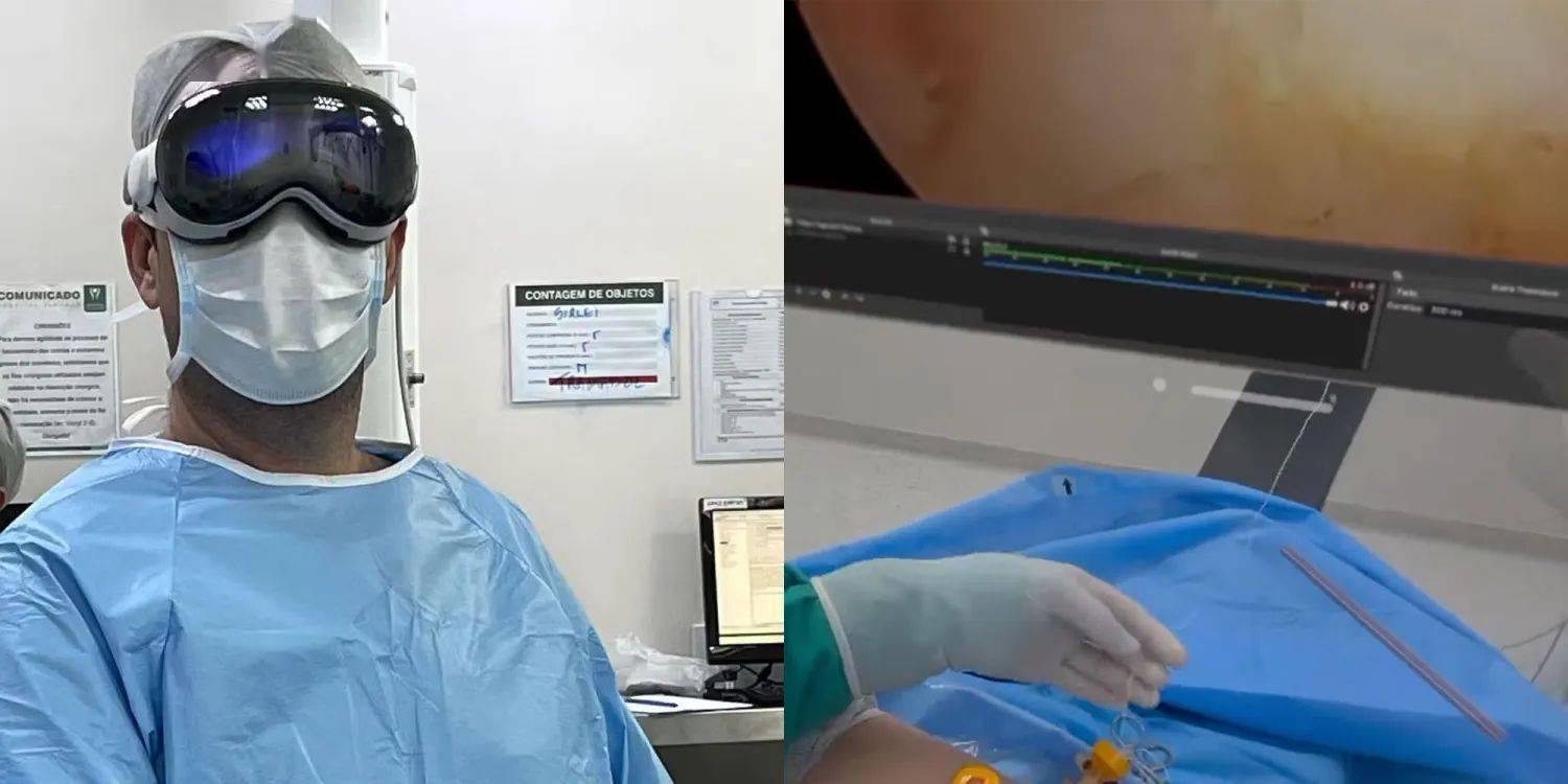苹果 Vision Pro 头显成医生“好搭档”，辅助完成肩关节镜手术