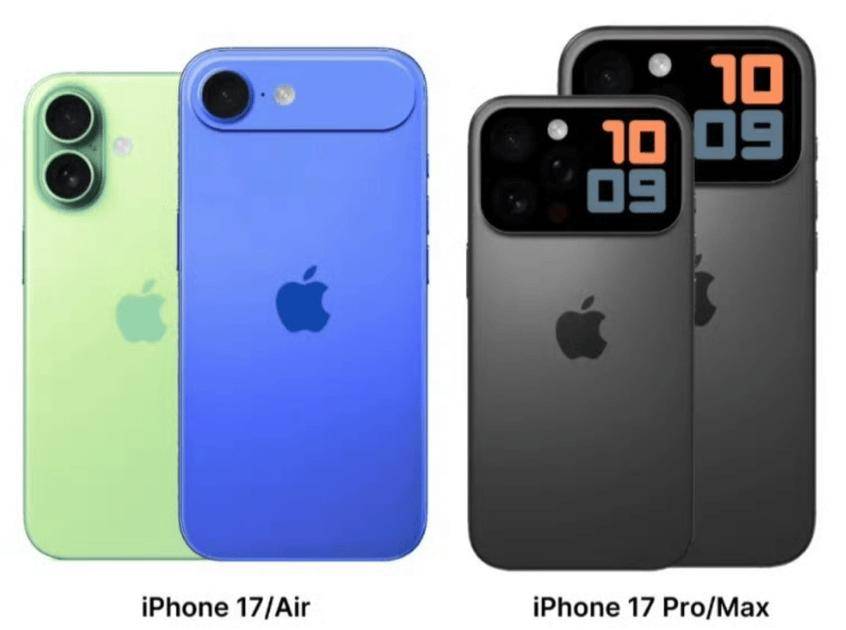 原创             苹果新机曝光：iPhone17升级12GB内存，18Pro或采用屏下镜头