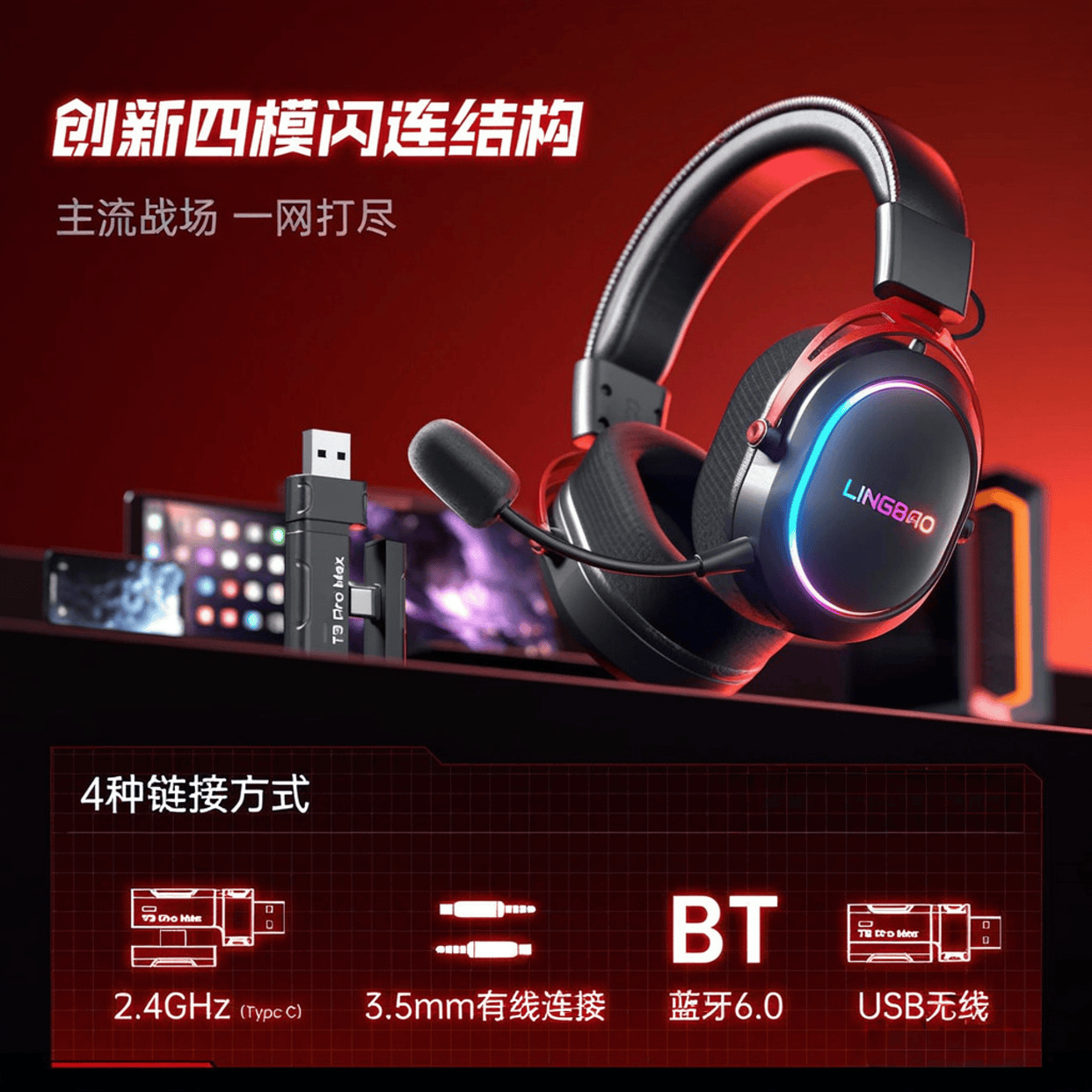 凌豹游戏耳机评测：音质与舒适度的完美结合值得每位玩家尝试的电竞装备(图3)