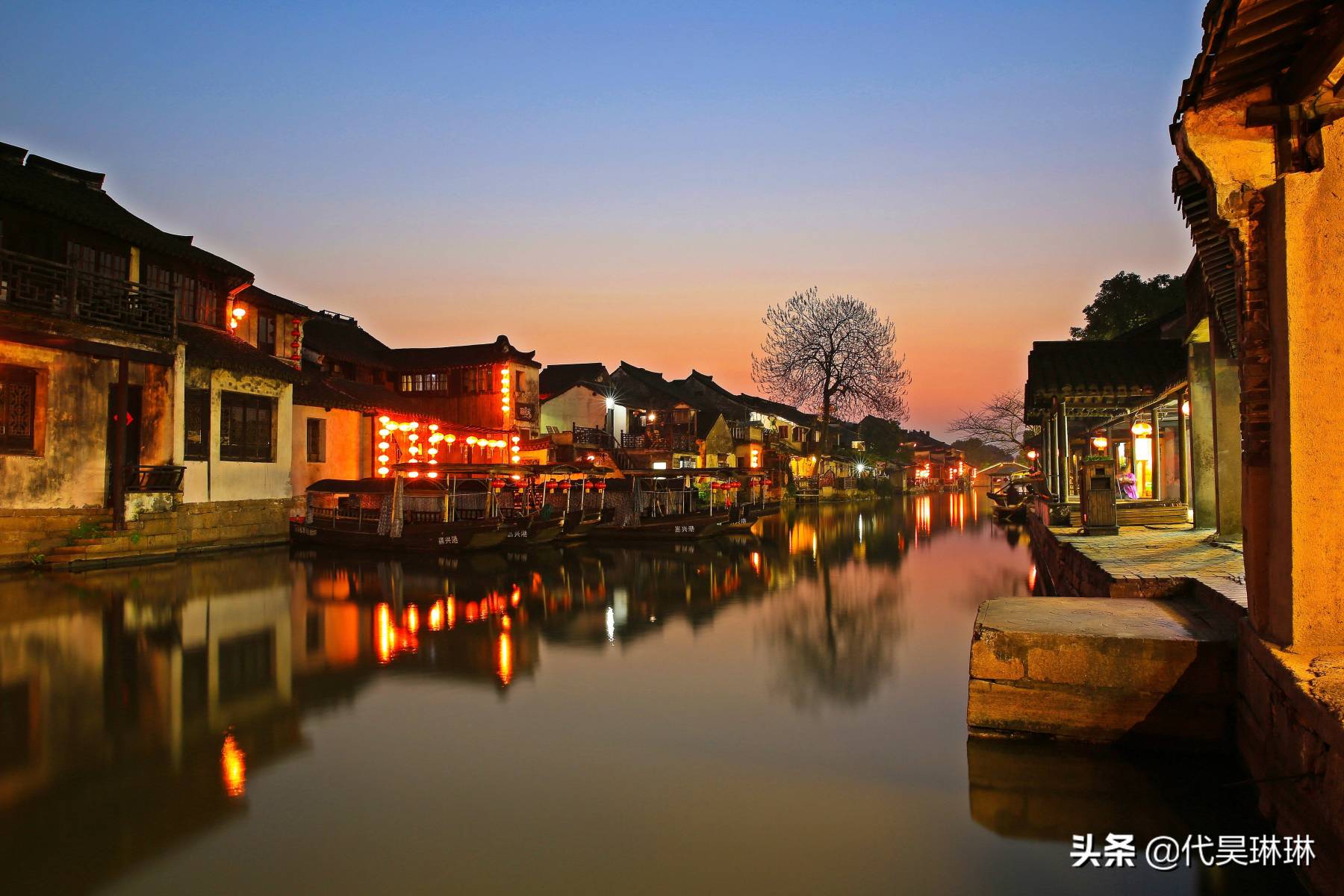 乌镇西塘江南风景壁纸