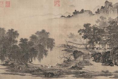 南京博物院《江南春》被谁买走流转何处仍存