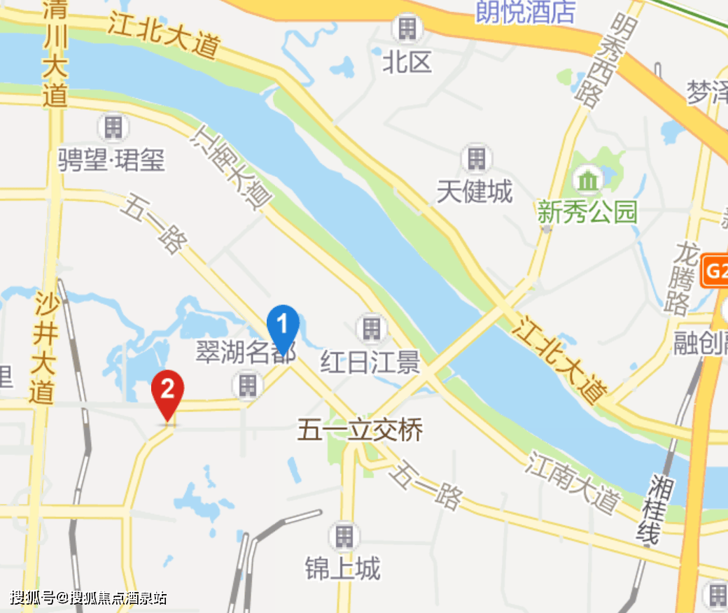 與西鄉塘商圈,廣西大學商圈一江之隔,連城市快環,快速路,30分鐘內直通