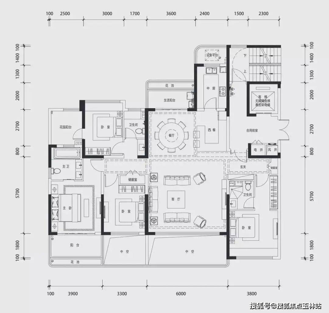 中山德商樾玺户型图图片