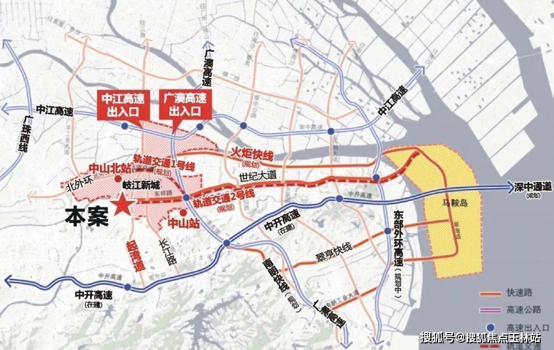 城市級雙tod,串聯灣區海量資源three而位於岐江新城之芯的天明東華閣