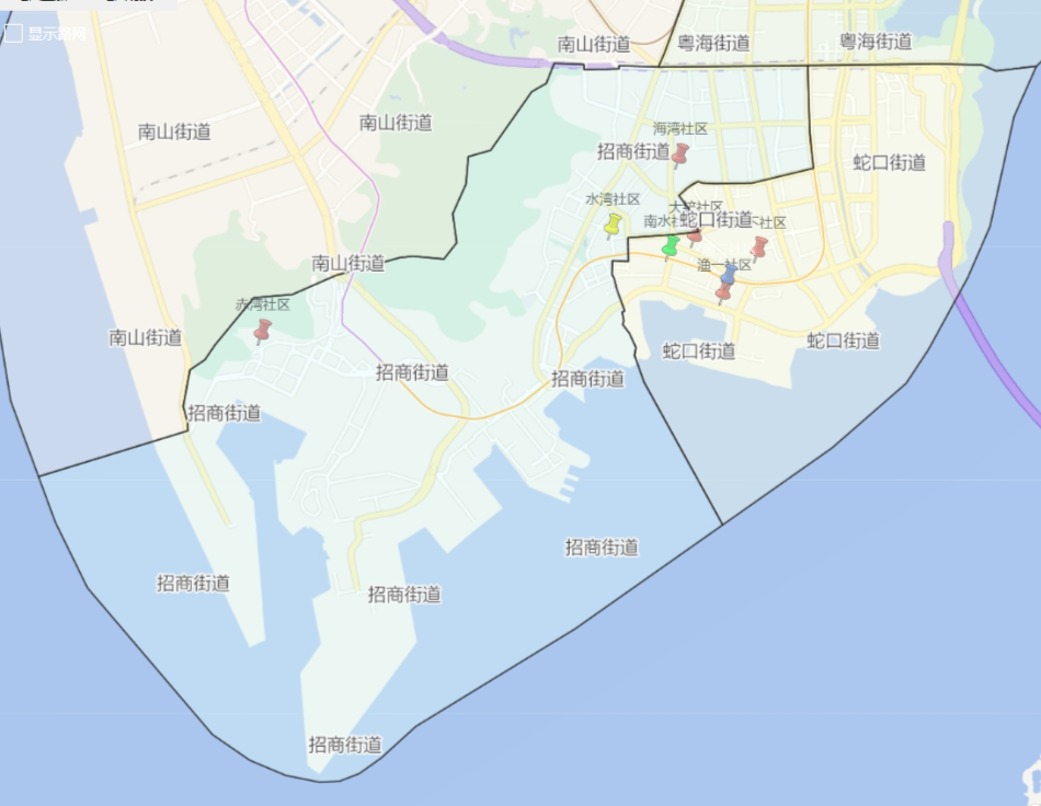 招商街道地图图片