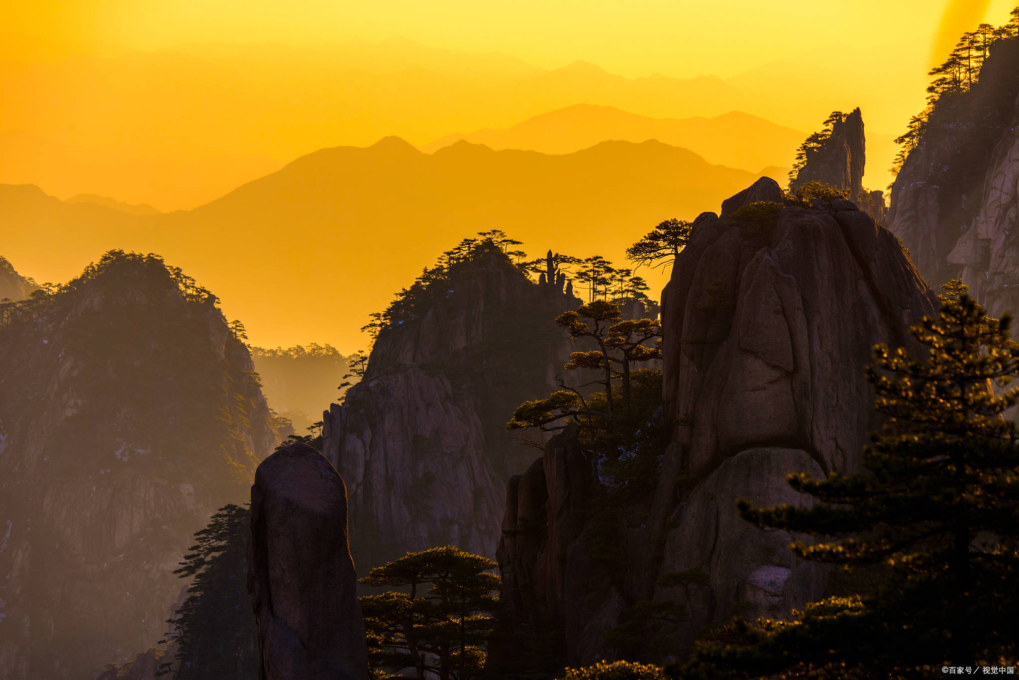 黄山风景照大自然图片