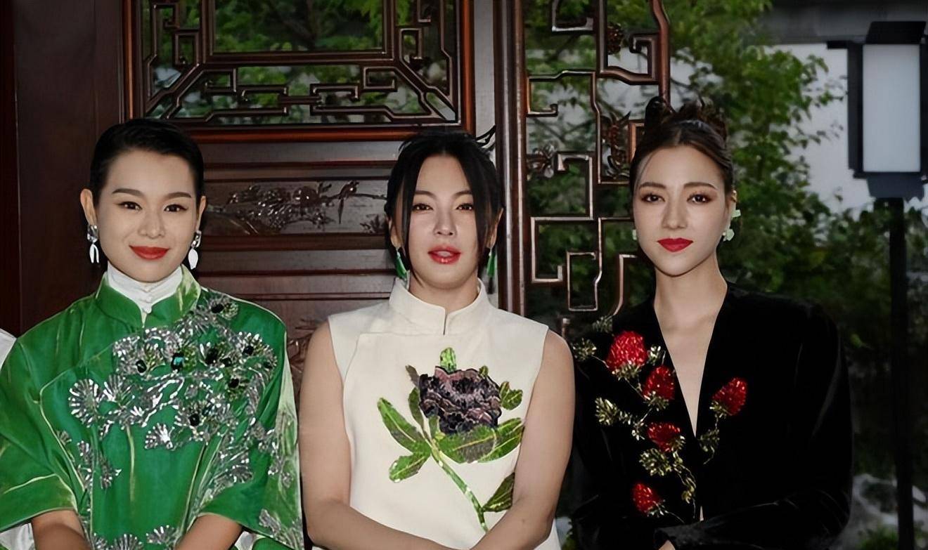 张雨绮白衣如雪,胡杏儿绿裙温婉,娜然黑裙国际范!