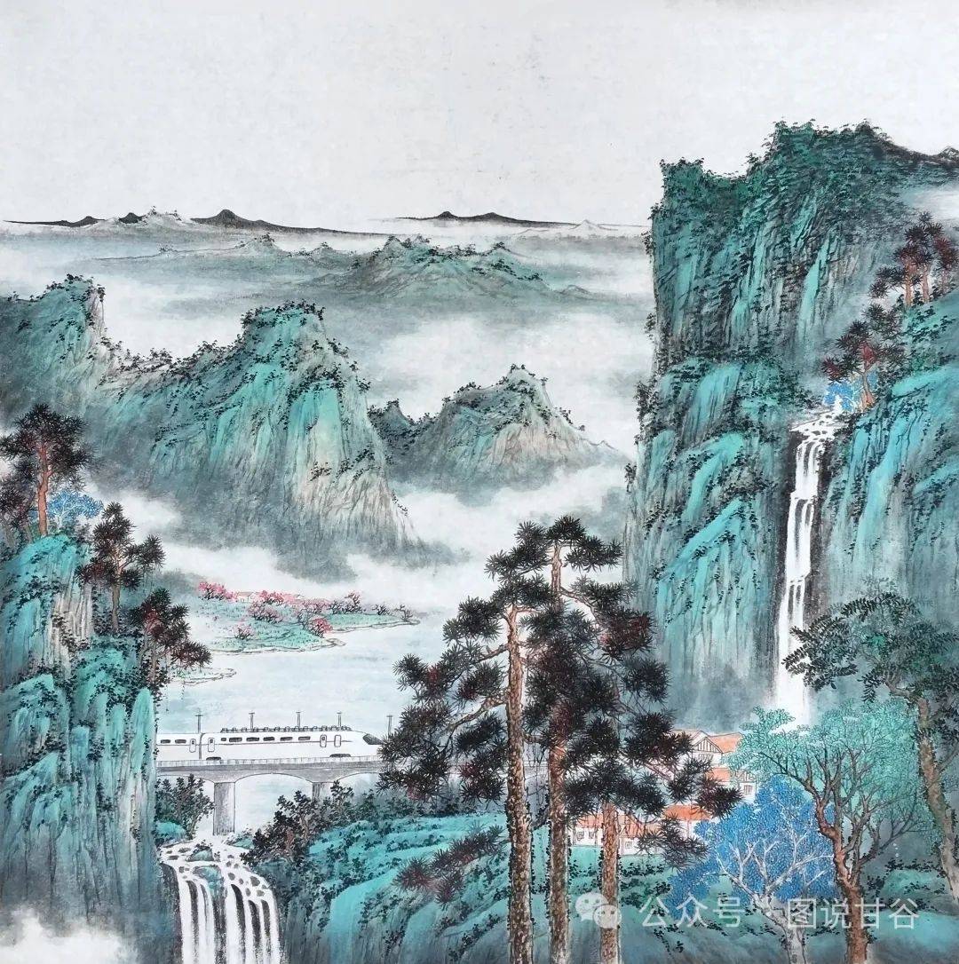 《林中风古韵》作品入选第二届抱石风骨中国画双年展_北京_山水画