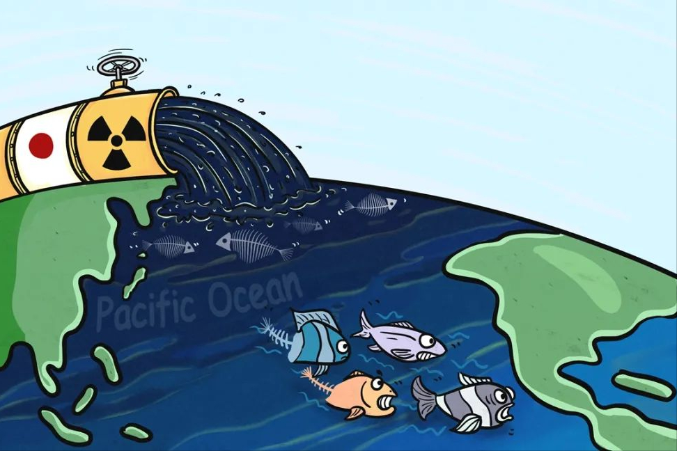日本排放核废水讽刺图片