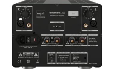 spl performer s1200立体声功率放大器_扬声器_输出_前置