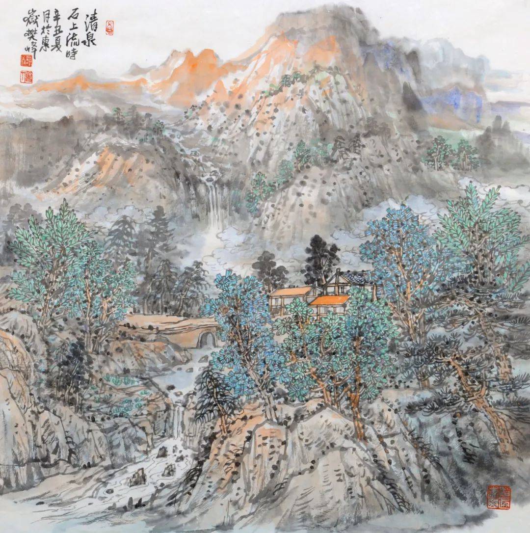 2007年 山東曲阜孔子美術館舉辦仁者樂山-----賈榮志,燕一群,樊峰