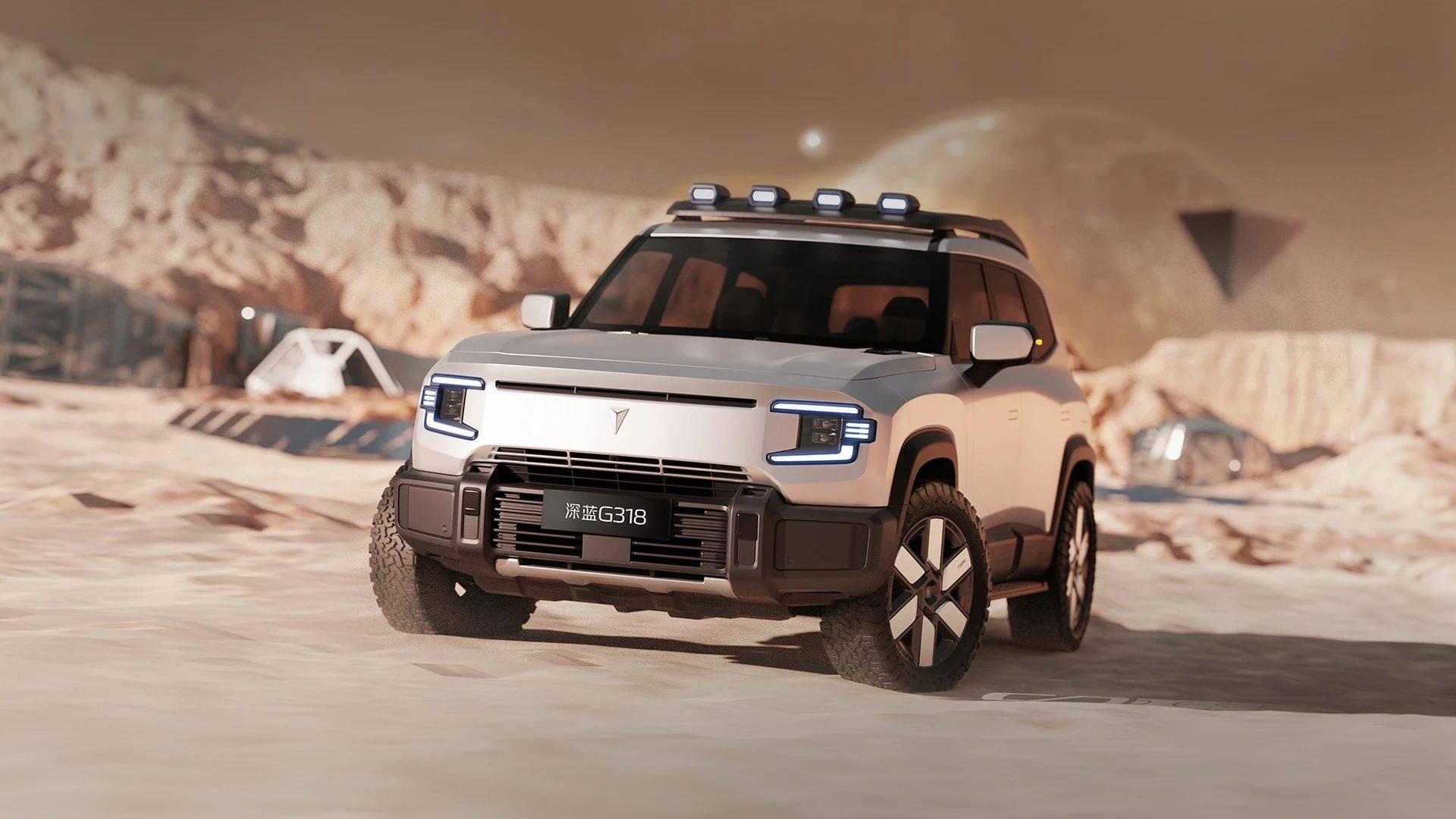 致敬长江牌46型越野吉普车,尽显不一样的"硬",深蓝g318"首映"_搜狐