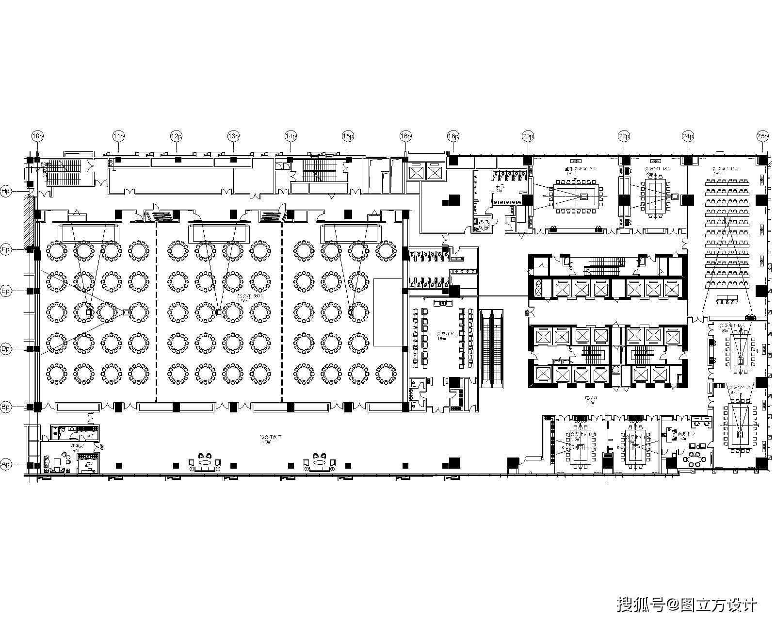 宴会厅设计平面图:打造完美宴会场所的关键