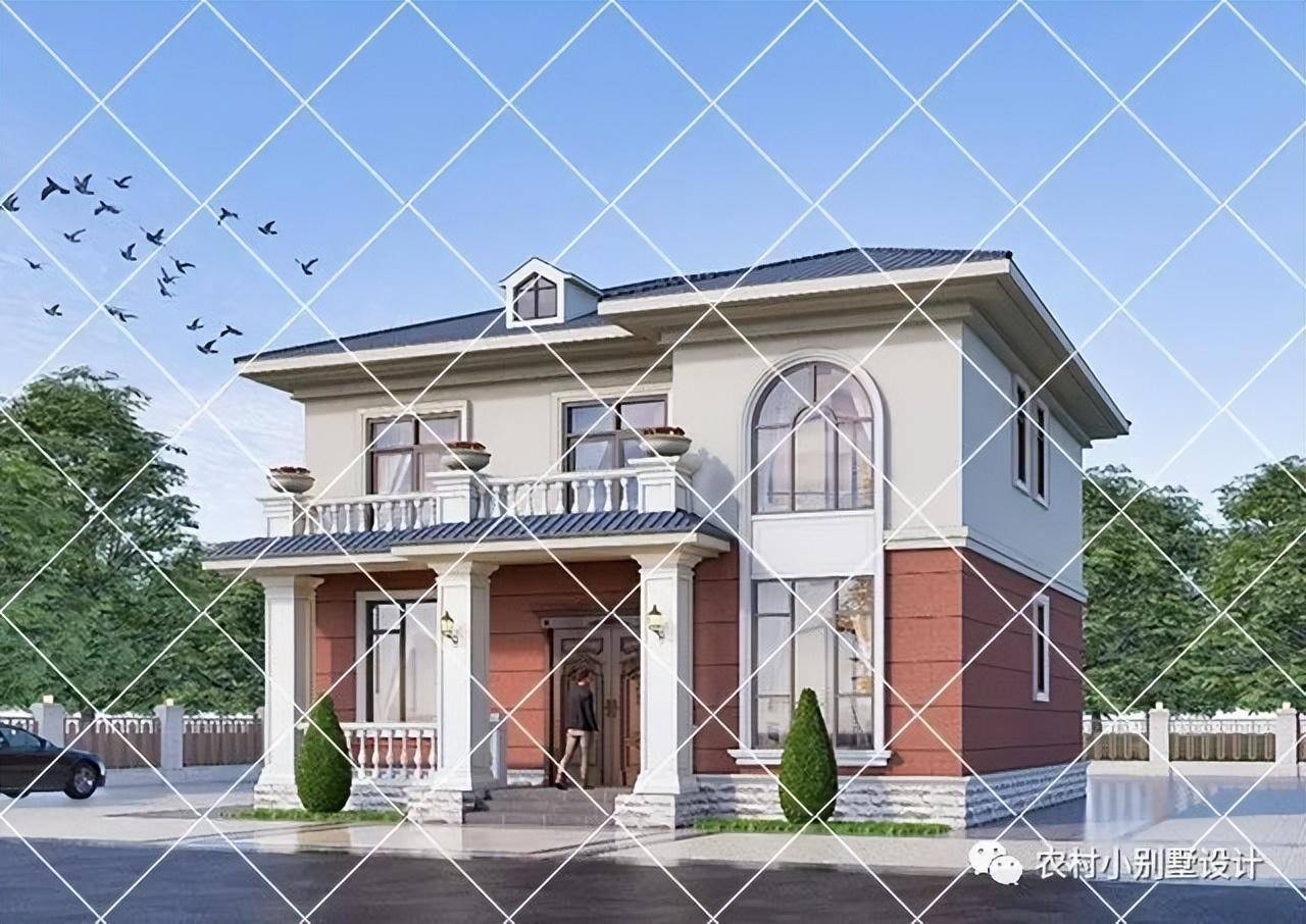 精选30套10x10米二层农村自建房小别墅,布局完美简约而不简单_设计